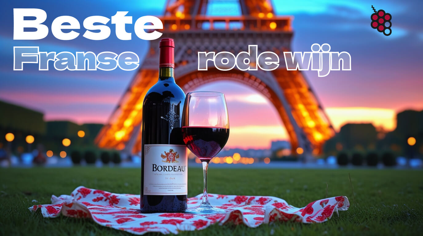 Franse rode wijn uit elke regio