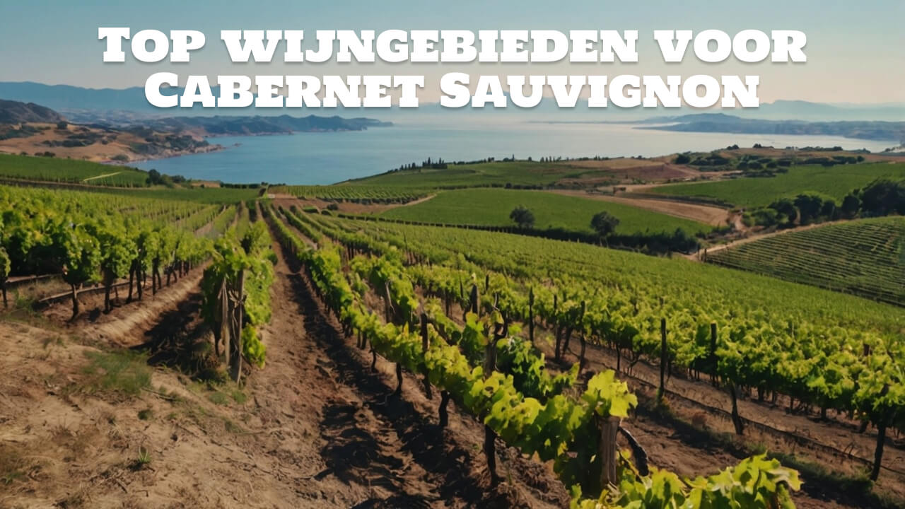 Topwijngebieden voor Cabernet Sauvignon